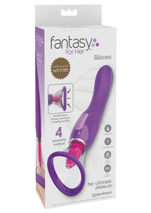 Fantasy For Her Her Ultimate Pleasure Silicone Vibrating Multi-Speed Rechargeable Clit Stimulator - Purple
