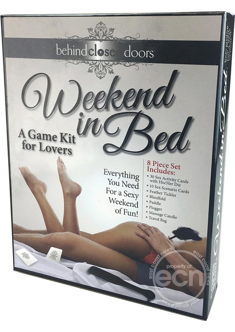 Behind Closed Doors Weekend In Bed Kit Game For Lovers